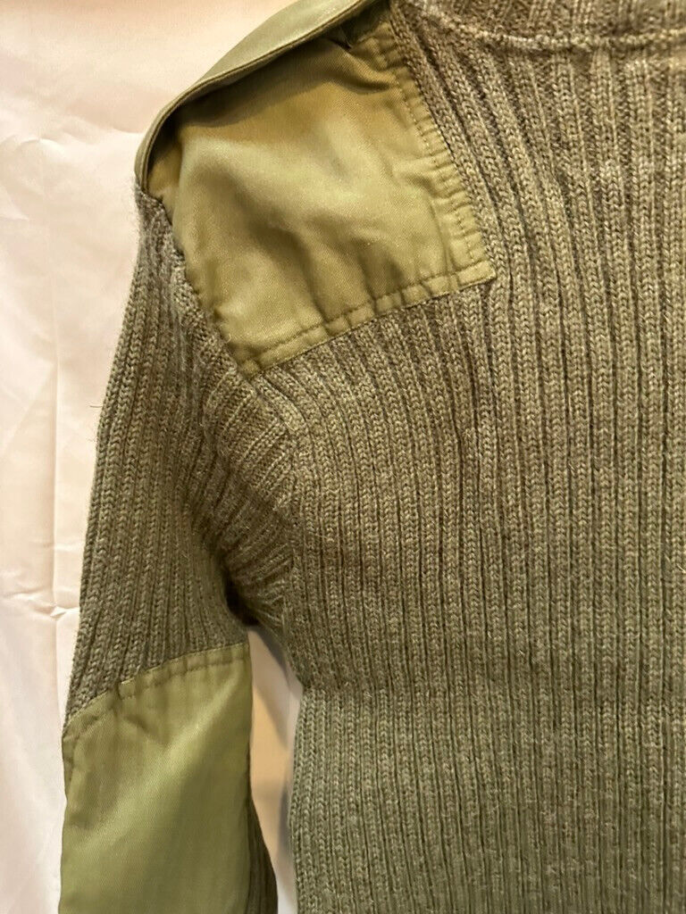Genuine British Army Commando Heavy Pull Over Jumper - Size 100cm Chest - The Militaria Shop