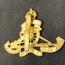 Load image into Gallery viewer, Original WW2 British Army Cap Badge - Royal Artillery - The Militaria Shop