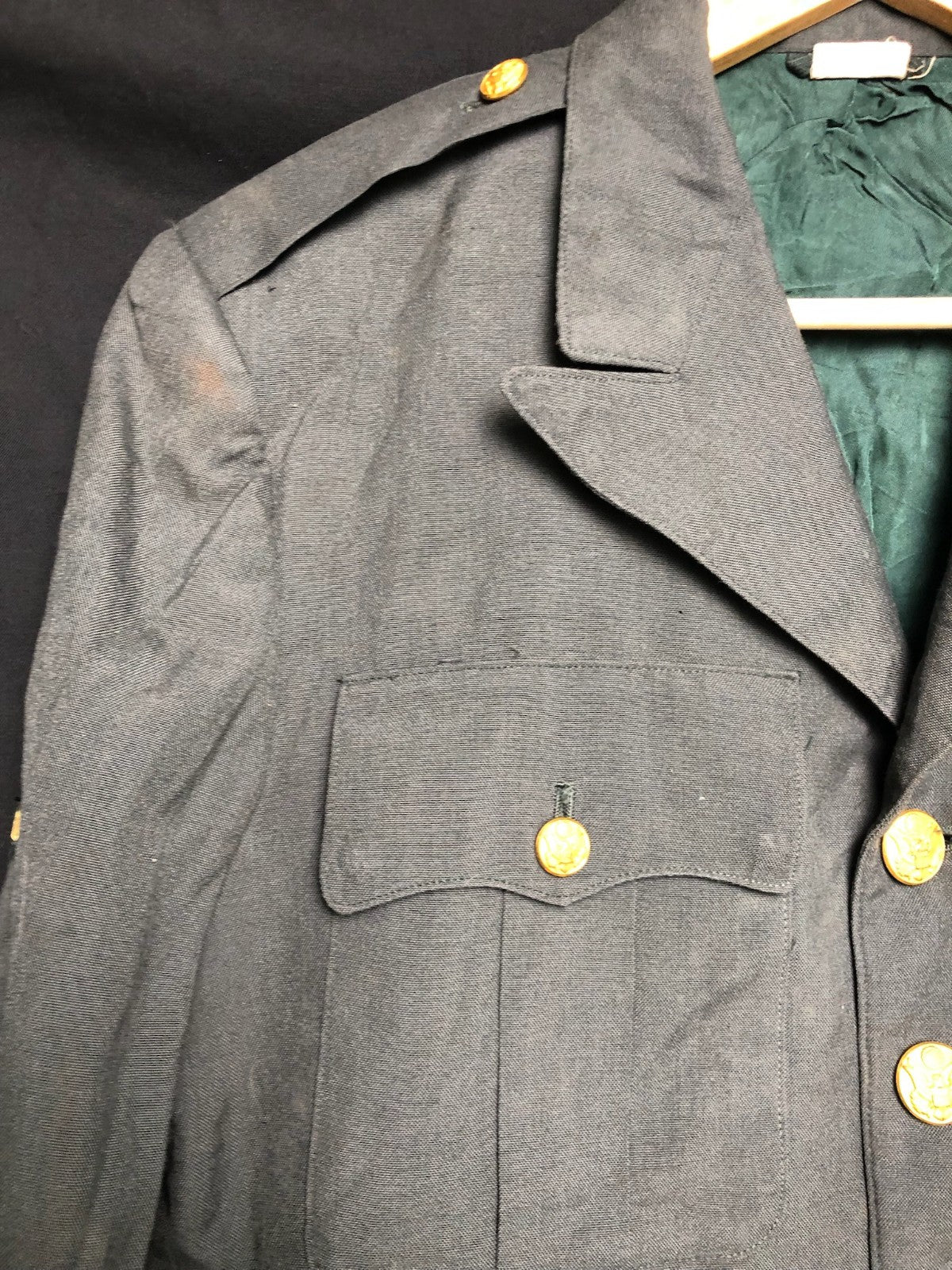 Original US Serge AG-344 Class 3 Uniform Jacket - Size 38" Chest - Regular - The Militaria Shop