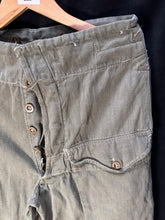 Load image into Gallery viewer, Original British Army / Home Guard Denim Battledress Trousers - 33" Waist - The Militaria Shop