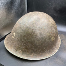 Load image into Gallery viewer, Original WW2 British/Canadian Army Mk3 Turtle Combat Helmet - The Militaria Shop