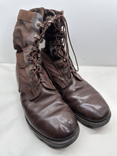 Load image into Gallery viewer, British Army Surplus Brown Leather Combat Boots - WP - Size UK 9 M - The Militaria Shop