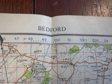 Load image into Gallery viewer, Original WW2 British Army GSGS OS Map of England & Wales - Bedford - The Militaria Shop