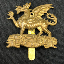 Load image into Gallery viewer, Original WW2 British Army Cap Badge - Buffs (Royal East Kent Regiment) - The Militaria Shop