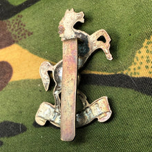 Load image into Gallery viewer, Original WW2 British Cap Badge - West Kent Yeomanry - The Militaria Shop
