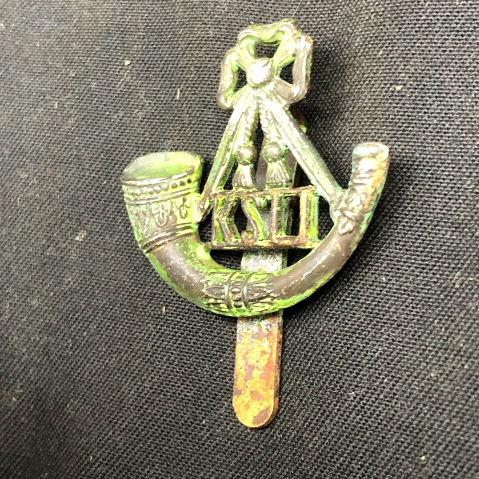 Original British Army Cap Badge - King's Shropshire Light Infantry - The Militaria Shop