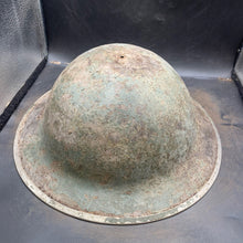 Load image into Gallery viewer, Original WW2 British Army Mk2 "Brodie" Combat Helmet - The Militaria Shop