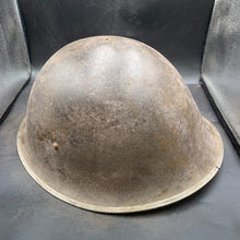 Load image into Gallery viewer, Original British/Canadian Army WW2 Mk3 Turtle High Rivet Combat Steel Helmet - The Militaria Shop