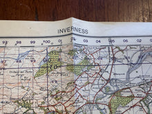 Load image into Gallery viewer, Original WW2 British Army GSGS Map of Scotland - Inverness - The Militaria Shop