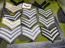Load image into Gallery viewer, Group of Original British Army Sleeve Rank Insignia - The Militaria Shop