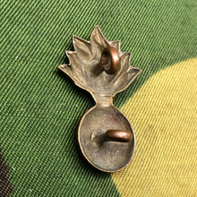 Load image into Gallery viewer, Original WW1 British Army Collar Badge - Fusiliers Flaming Ball - The Militaria Shop