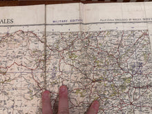 Load image into Gallery viewer, Original WW2 British Army RAF Navy Base Map of South Wales - Swansea & Cardiff - The Militaria Shop