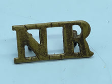 Lade das Bild in den Galerie-Viewer, Original WW1 British Army National Reserve NR Regiment Shoulder Title - The Militaria Shop
