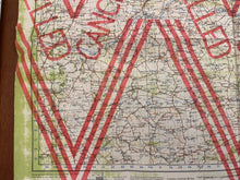 Load image into Gallery viewer, Original WW2 British Army GSGS OS Map of England & Wales - Cancelled & Reprinted - The Militaria Shop