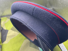 Load image into Gallery viewer, Original British Army Royal Engineers Peaked Cap - 59cm - The Militaria Shop
