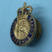 Load image into Gallery viewer, Original British Army Lapel Pin - Civil Defence Corps - The Militaria Shop