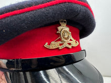 Lade das Bild in den Galerie-Viewer, Genuine British Army Peaked Cap - Royal Artillery - Size 55cm - The Militaria Shop
