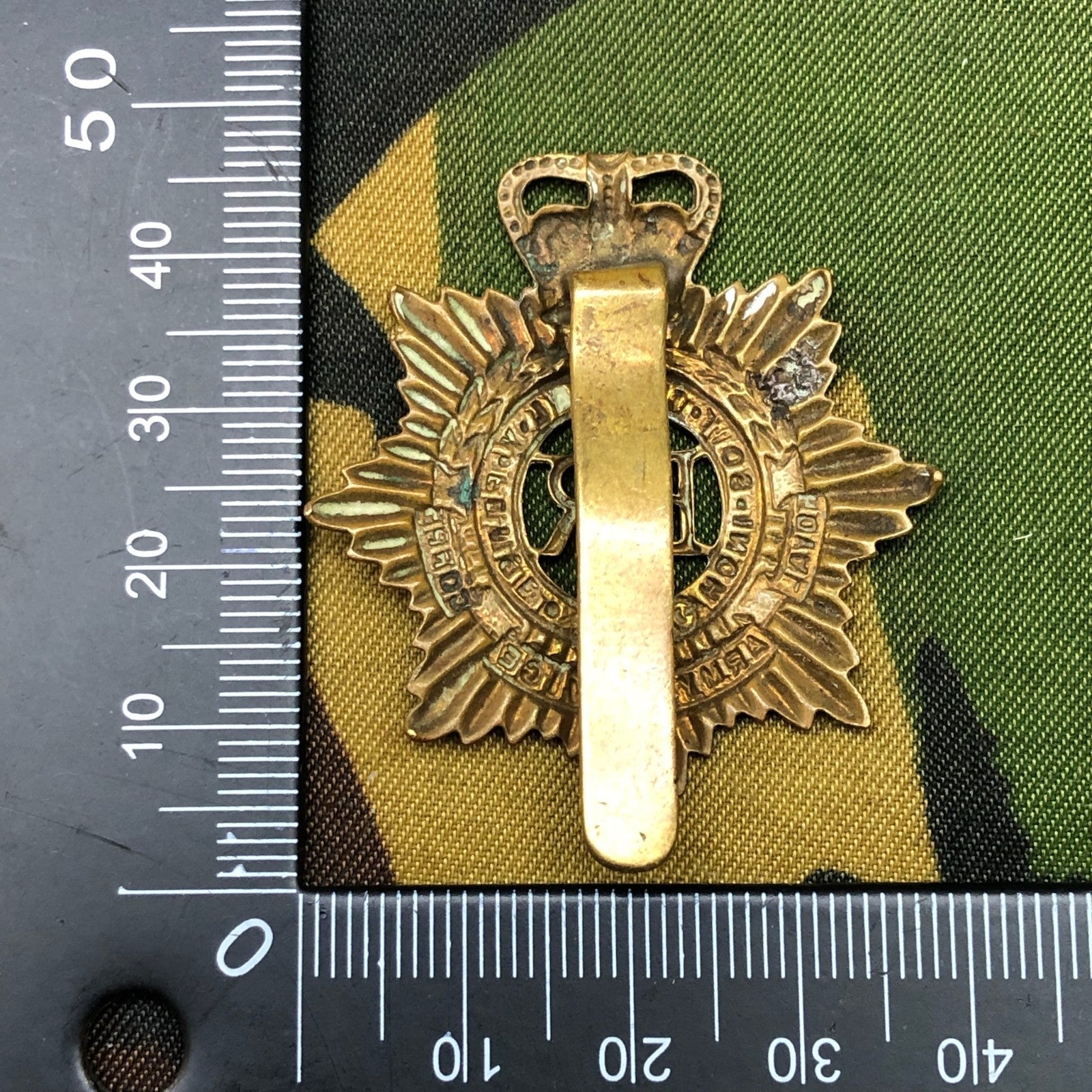 Original British Army Cap Badge - Royal Army Service Corps - The Militaria Shop