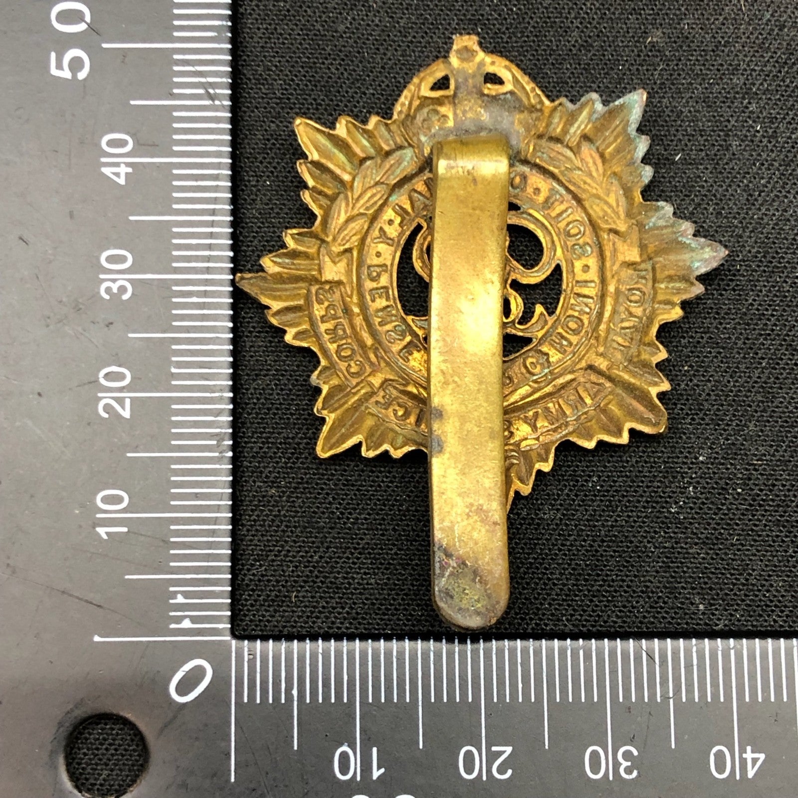 Original British Army Cap Badge - Royal Army Service Corps - The Militaria Shop