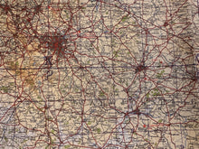 Load image into Gallery viewer, Original WW2 British Army RAF Navy Base Map of England - The Midlands Birmingham - The Militaria Shop