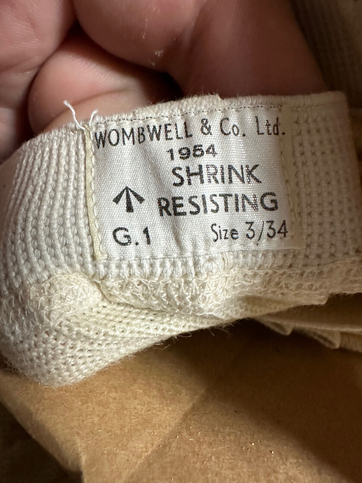 Original British Army Officer Boxer Shorts - New Old Stock - WW2 Pattern - 34" W - The Militaria Shop