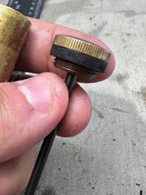 Load image into Gallery viewer, Original WW2 British Army SMLE Enfield Brass Oil Bottle - EFD - 149 - The Militaria Shop