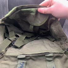 Load image into Gallery viewer, Genuine British Army Surplus OD Green Gas Mask Bag Haversack - The Militaria Shop