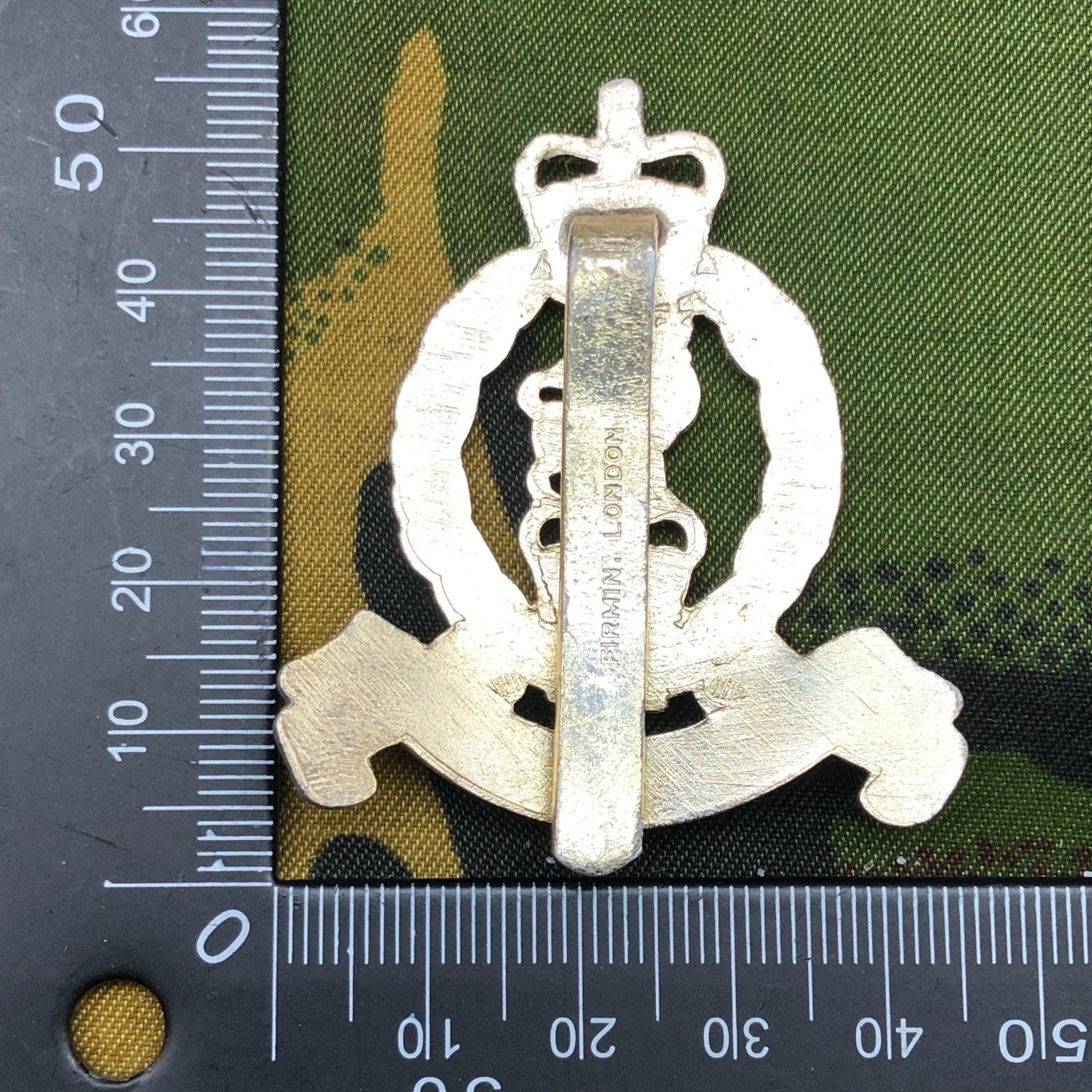 Original British Staybrite Army Cap Badge - Adjutant General's Corps - The Militaria Shop