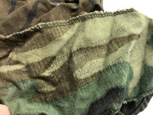 Load image into Gallery viewer, Original US Army Vietnam War Era M1 Camo Helmet Cover - Local Find - Combat Worn - The Militaria Shop
