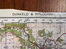 Load image into Gallery viewer, Original WW2 British Army GSGS Map of Scotland - Dunkeld & Pitlochry - The Militaria Shop