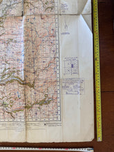Load image into Gallery viewer, Original WW2 British Army GSGS OS Map Great Britain - Barmouth & Aberystwyth - The Militaria Shop