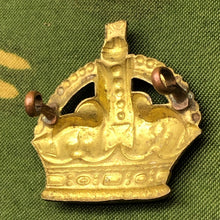 Lade das Bild in den Galerie-Viewer, Original WW1/WW2 British Army Rank Crown - The Militaria Shop