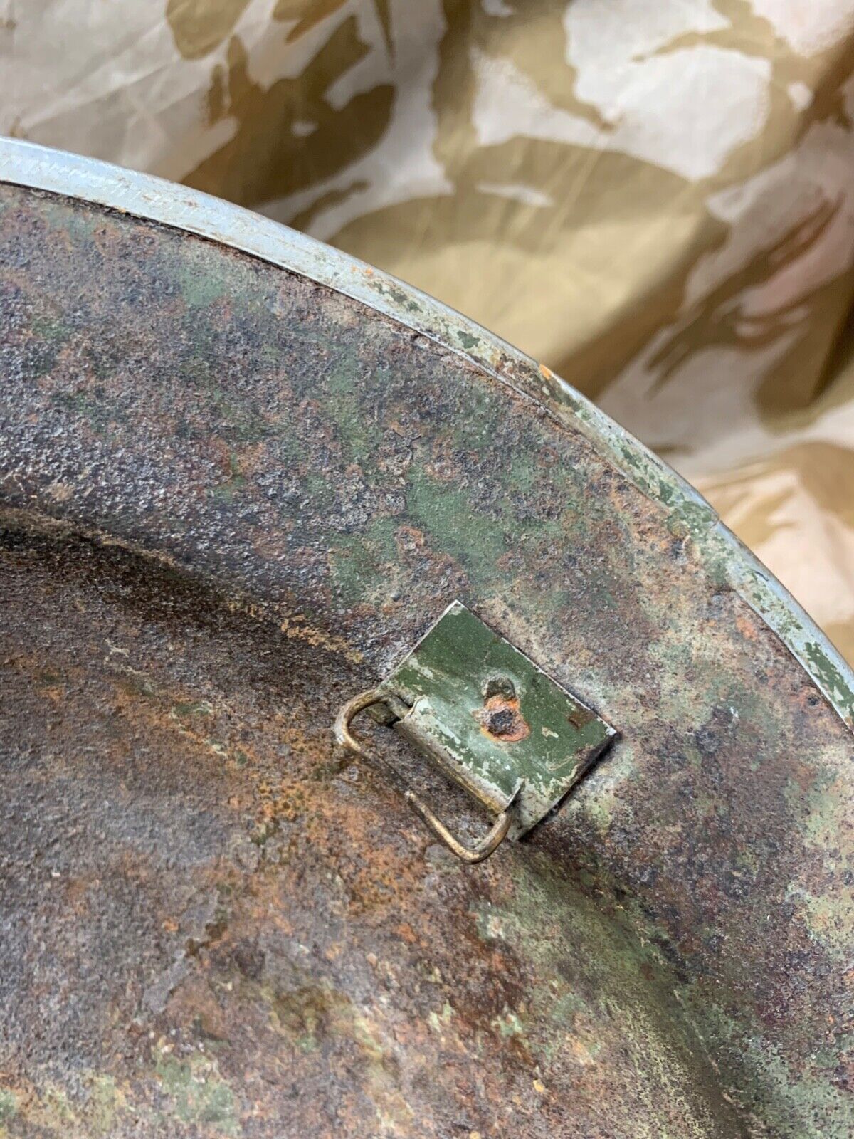 Original WW2 South African Army Mk2 Brodie Helmet - British Style Combat Helmet - The Militaria Shop
