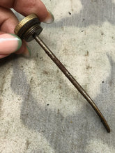 Load image into Gallery viewer, Original WW1 British Army SMLE Enfield Brass Oil Bottle - EFD Marked - The Militaria Shop