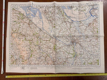 Charger l'image dans la galerie, Original WW2 British Army GSGS OS Map of Great Britain - Chester - The Militaria Shop