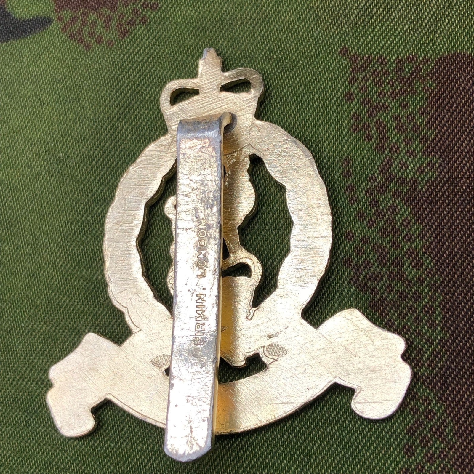 Original British Staybrite Army Cap Badge - Adjutant General's Corps - The Militaria Shop