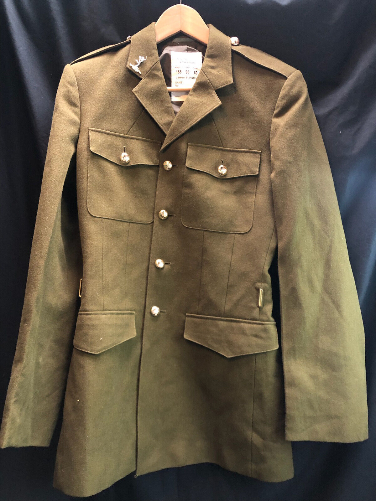 Genuine British Army No.2 Dress Uniform Tunic Jacket - Size 188/96/80 - The Militaria Shop