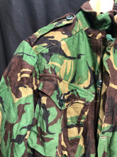 Load image into Gallery viewer, Vintage British Army Surplus Camouflaged Combat DPM Jacket - Size 170/96 - The Militaria Shop