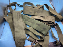 Load image into Gallery viewer, Original WW2 British Army 44 Pattern Equipment Straps - 1945 Dated - The Militaria Shop