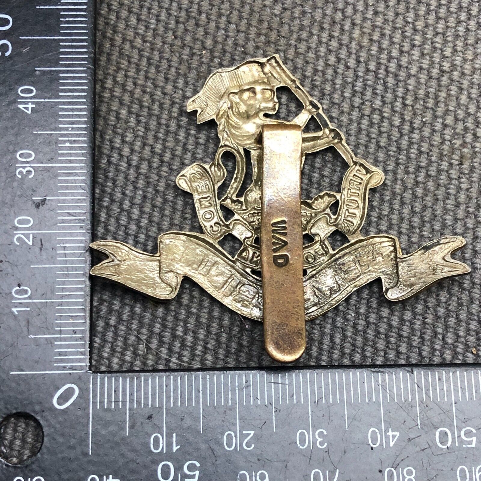 Original WW2 British Army Cap Badge - The West Riding Regiment - The Militaria Shop