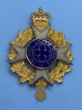 Charger l'image dans la galerie, Original Canadian Army Chaplain Branch Cap Badge - The Militaria Shop