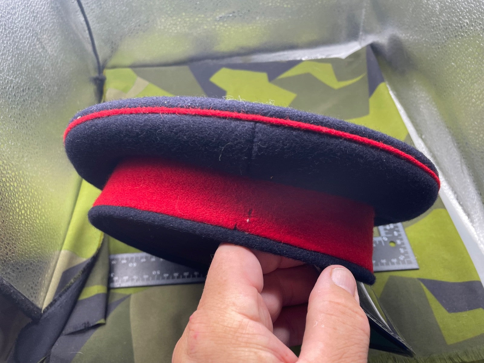 Genuine British Army Adjutant General's Corps Peaked Dress Cap - Size 56cm - The Militaria Shop