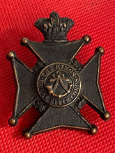 Charger l'image dans la galerie, Original Victorian Crown British Army The Kings Royal Rifle Corps Cap Badge - The Militaria Shop