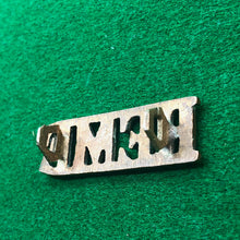 Load image into Gallery viewer, Original WW2 British Army Brass Shoulder Title - REME Engineers - The Militaria Shop
