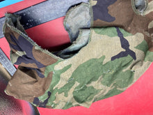 Load image into Gallery viewer, Original US Army M1 Camo Helmet Cover - Vietnam Found - Combat Worn - The Militaria Shop