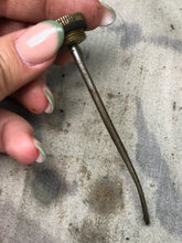 Load image into Gallery viewer, Original WW1 British Army SMLE Enfield Brass Oil Bottle - WD Marked - The Militaria Shop