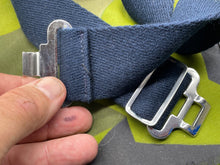 Load image into Gallery viewer, Original British Royal Navy Blue Canvas Stable Belt - Approx 46" Waist - The Militaria Shop