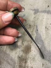 Load image into Gallery viewer, Original WW1 British Army SMLE Enfield Brass Oil Bottle - EFD Marked - The Militaria Shop