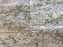Load image into Gallery viewer, Original WW2 British Army OS Map of Scotland - Perth & Strath Earn - The Militaria Shop
