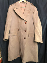 Load image into Gallery viewer, Original WW2 British Army Majors Named Private Purchase Greatcoat - 1945 Dated - The Militaria Shop